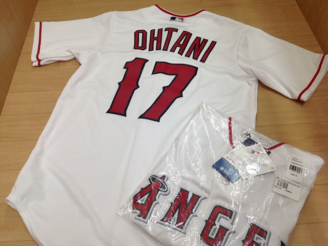 ANGELS 大谷翔平 レプリカユニフォームチームストアにて購入